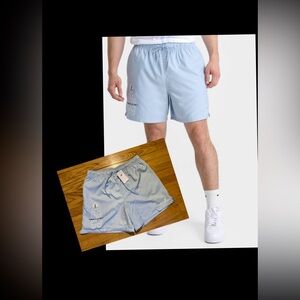 NIKE CLUB FLOW VCTRY SHORTS baby blue above the knee Men’s sz Large NEW!!